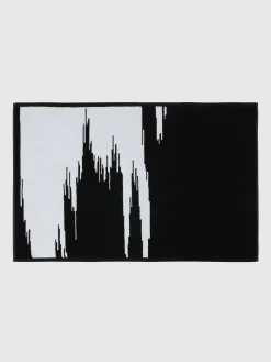 Slub 60x90 cm bath mat in slub cotton