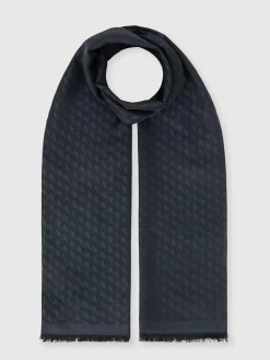 Stole in frayed wool