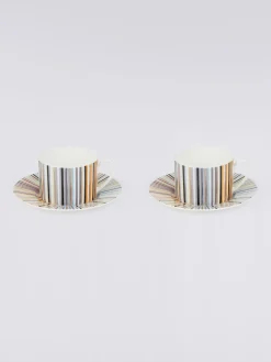 Stripes Jenkins Set of 2 tea cups & saucers
