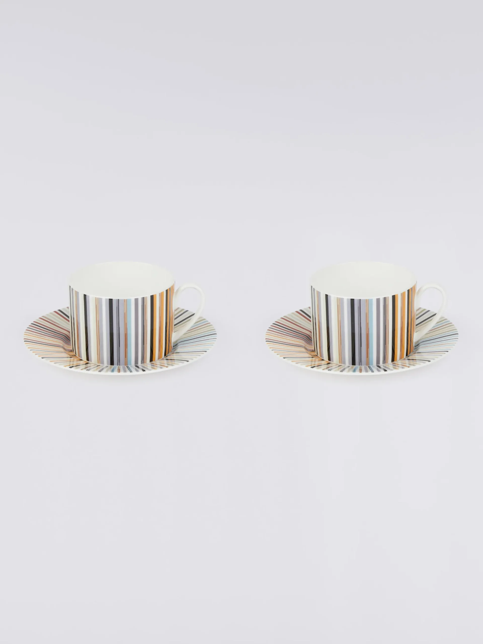 Stripes Jenkins Set of 2 tea cups & saucers