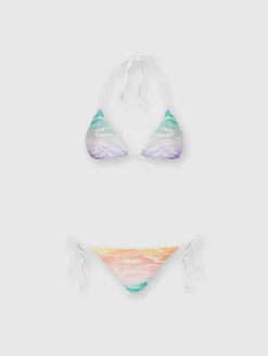 Tie-dye print bikini
