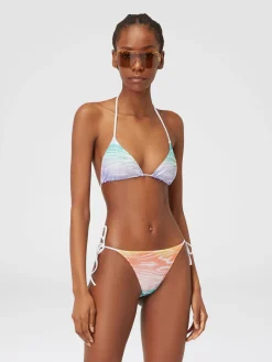 Tie-dye print bikini