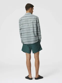 Tonal zigzag swim trunks