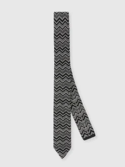 Wool and silk tie