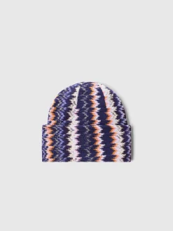 Wool and viscose beanie
