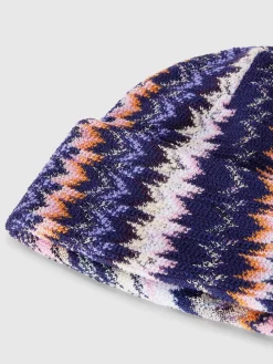Wool and viscose beanie