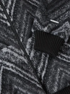 Wool-blend hooded sweatshirt