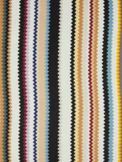 40x40 cm Shangai wool satin cushion with zig zag print