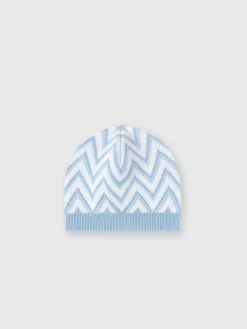 Zig zag cotton and cashmere romper