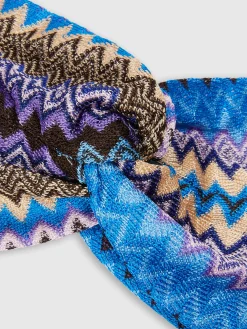 Zig zag viscose headband