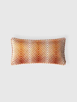 Ziggy 30x60 cm viscose blend zigzag cushion