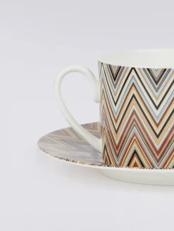 Zigzag Jarris Set of 6 tea cups & saucers