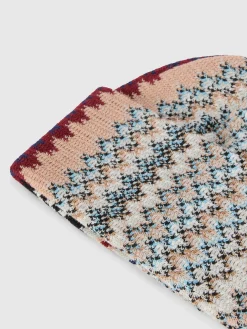 Zigzag wool blend beanie